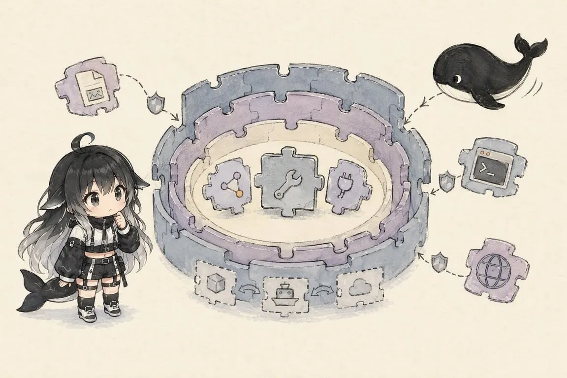 插件化沙箱安全边界 新风格插图